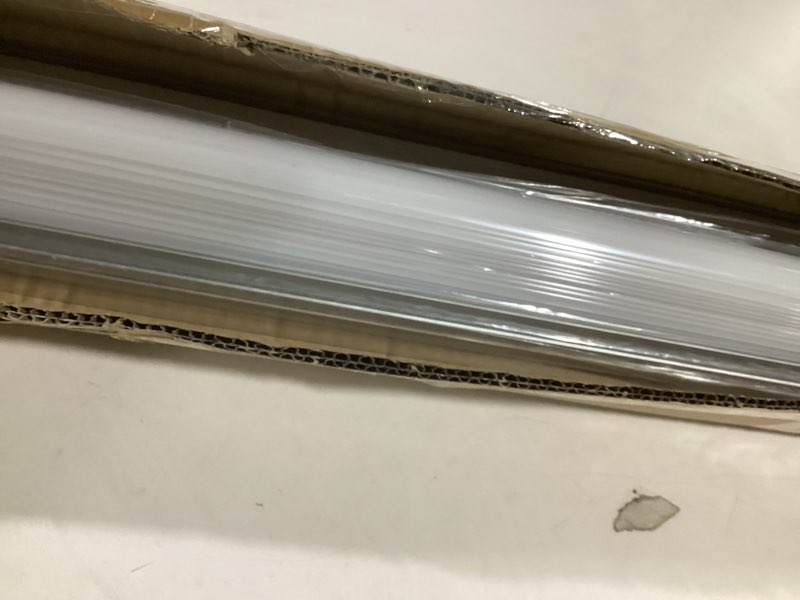 Condition photo showing Good Condition for 20-Pack 3.3FT 1Meter V Shape LED Strip Aluminum Channel Diffuser System, Extruded Alu Track Milky Cover with Corner Connector and Mounting Kit,Easy Cut and Installed Curved Lens Profile