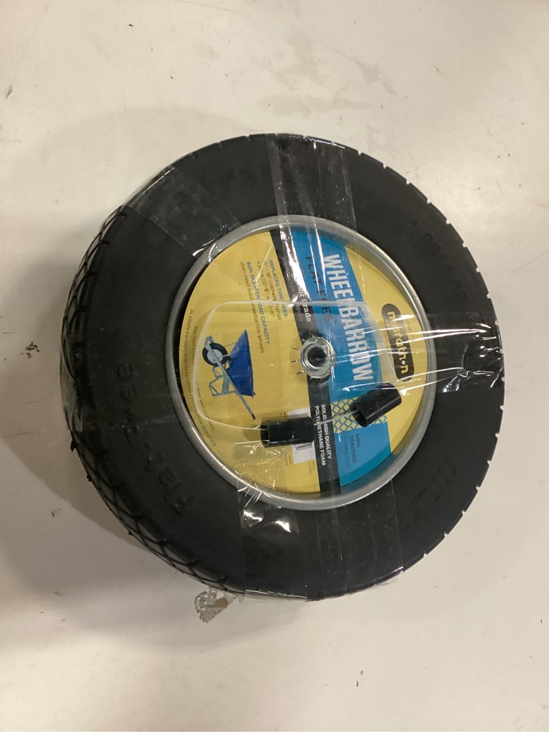 Condition photo showing Good Condition for marathon 15.4-in x 4.80-in-8 in diamond wheelbarrow flat-free wheel