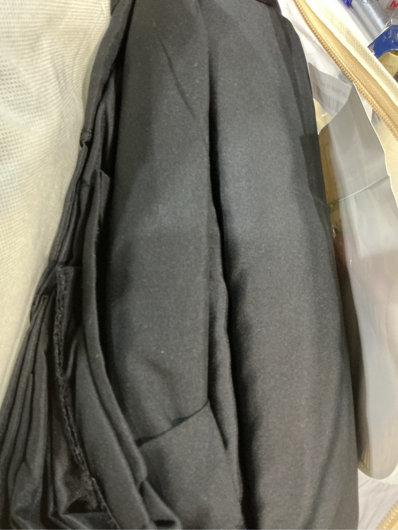 Condition photo showing Good Condition for 30ft x 10ft black backdrop curtain panels for parties, thick wrinkle resistant polyester wedding backdrop drapes for birthday photography party home decorations 60"w x 120"l (pack of 6) black