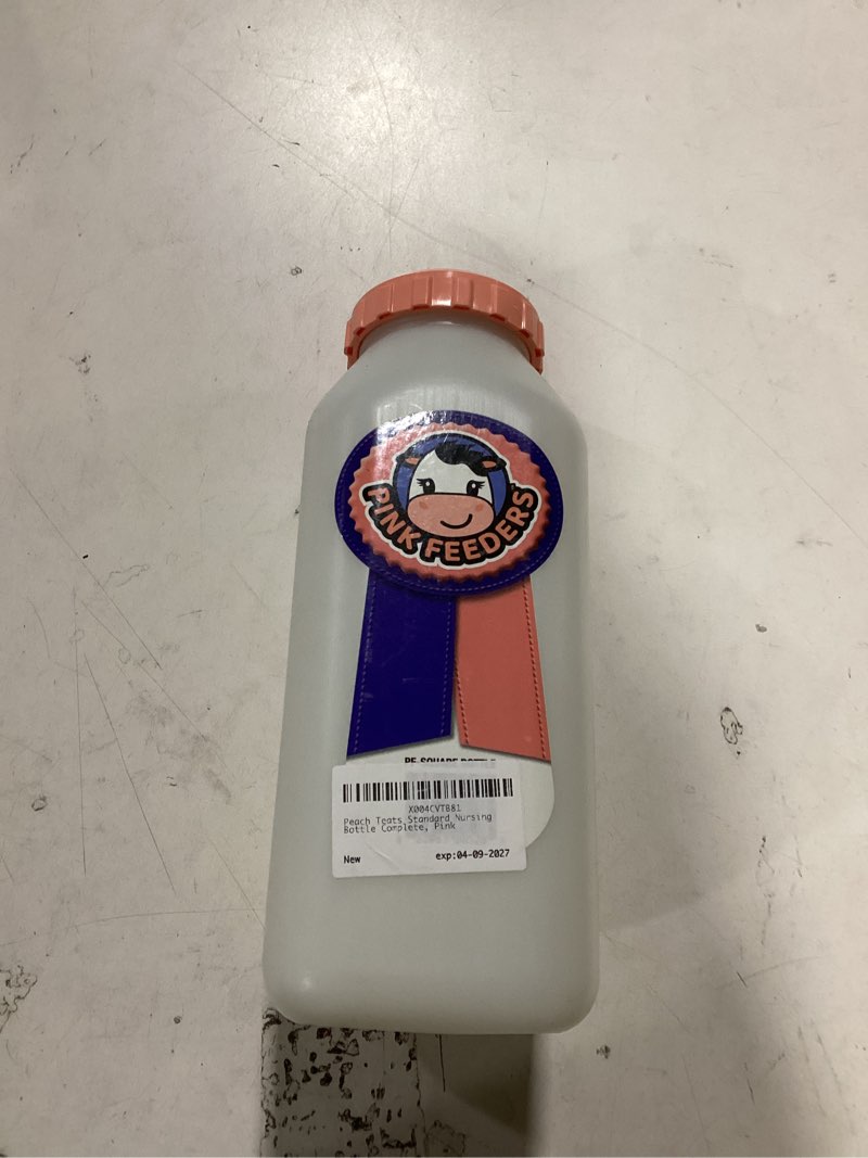 Condition photo showing As Is for Standard Nursing Bottle Complete, Pink