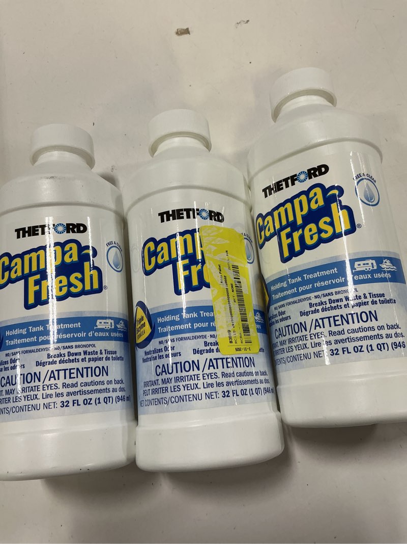 Condition photo showing Good Condition for thetford campa-fresh® free & clear rv and marine holding tank treatment  32-oz liquid (96742)(3 pack)