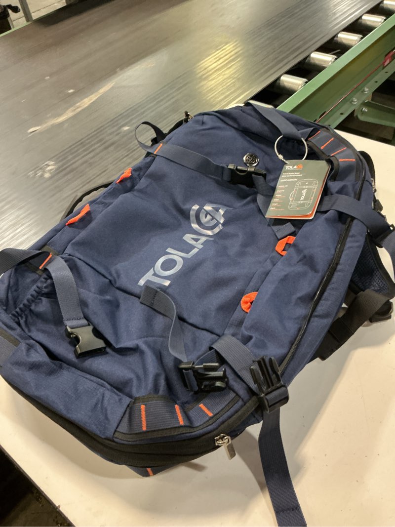 Condition photo showing Good Condition for tolaccea travel backpack for men women, 40l-50l carry on backpack with wet dry compartment, flight approved laptop daypack fits 15.6", convertible expandable large rucksack duffel bag for work travel