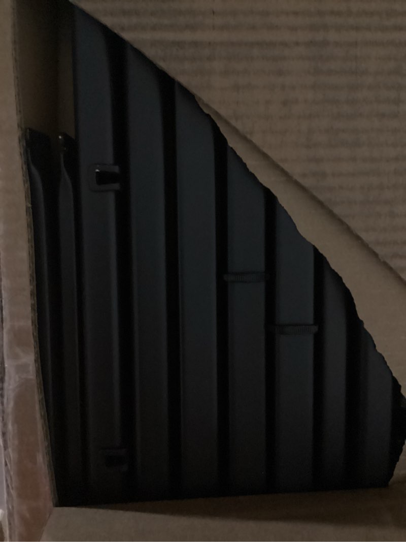Condition photo showing Good Condition for zinus queen quick lock bunkie board, box spring & bed slat replacement, metal frame with steel slats, easy assembly black queen