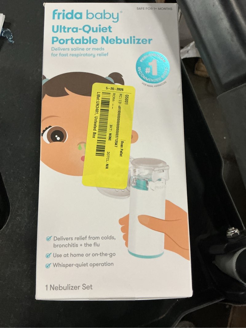 Condition photo showing New/Like New for frida baby ultra-quiet portable nebulizer