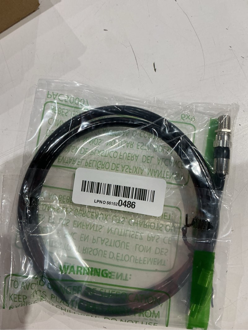 Condition photo showing Good Condition for g-plug 3ft rg6 coaxial cable connectors set - high-speed internet, broadband and digital tv aerial, satellite sky cable extension- weather-sealed double rubber o-ring and compression connectors black black 3ft