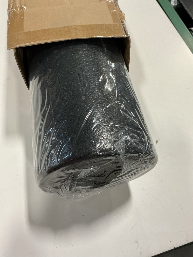 Condition photo showing Good Condition for ProsourceFit High Density Foam Rollers, Firm Full Body Athletic Massage Tool for Back Stretching, Yoga, Pilates, Post Workout Muscle Recuperation Black 36"H x 6"D