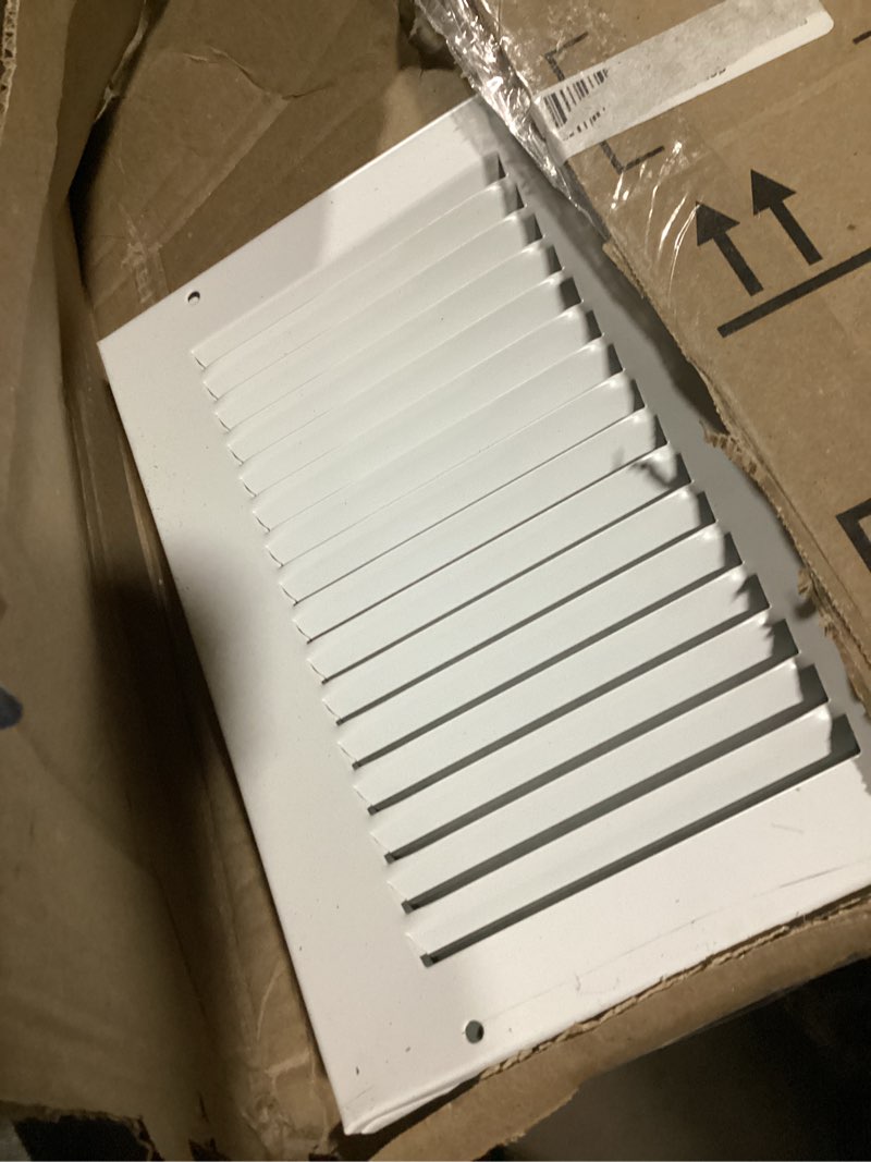 Condition photo showing Good Condition for Steel Return Air Grill,Return Air Vent Cover (Duct Opening) Cold Air Return Vent Cover for Wall or Ceiling, Outside Dimensions (30"W x 8"H Duct Opening)