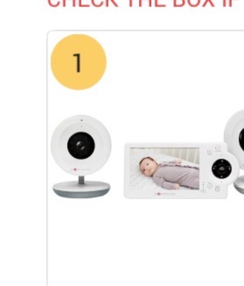 Project Nursery - Video Baby Monitor with (2) Cameras and 4.3" Screen - White