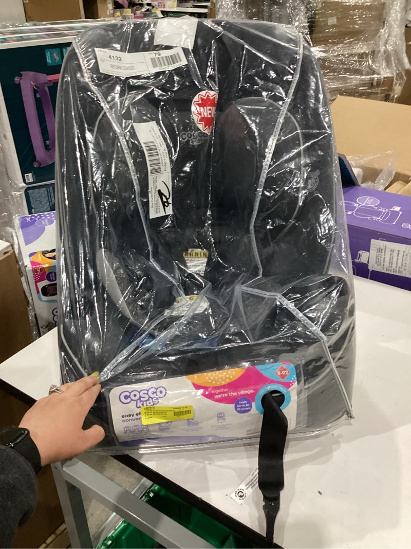 Condition photo showing Good Condition for cosco kids easy elite slim all-in-one convertible car seat, grey glyphs