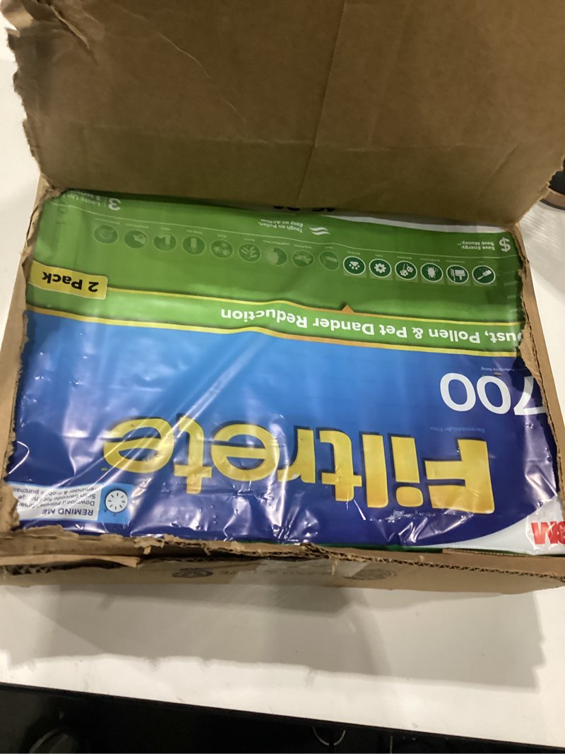 Condition photo showing Good Condition for filtrete 16x20x1 ac furnace air filter, merv 8, mpr 700, tough on pollen, easy on airflow, 3-month pleated 1-inch electrostatic air cleaning filter, 4-pack (actual size 15.688 x 19.688 x 0.78 in)