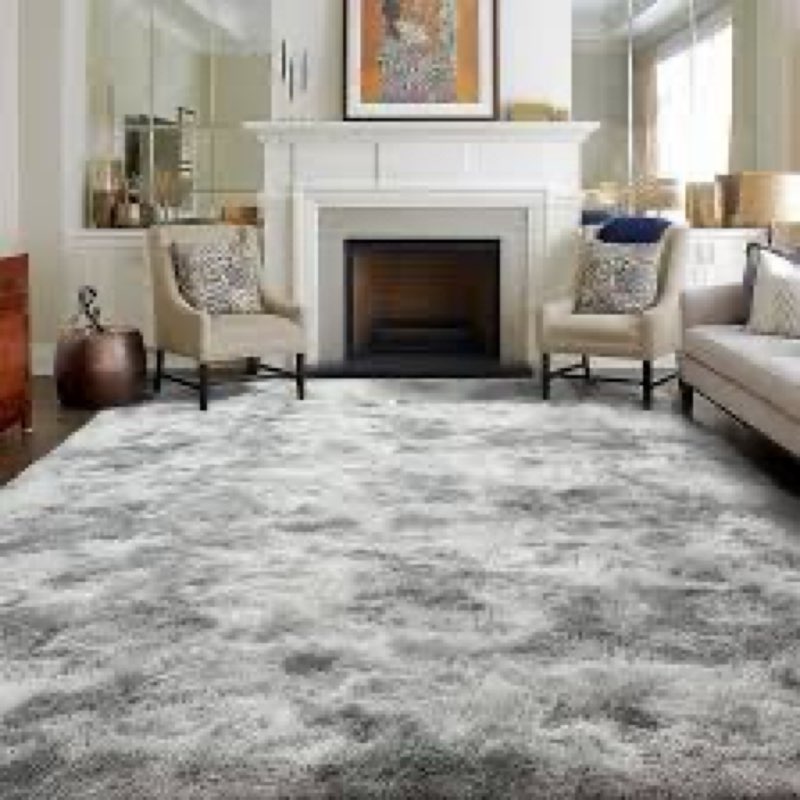 8x10 Ft Extra Large Shag Rugs for Living Room, Tie Dyed Ultra Soft Fluffy Furry Area Rugs for Bedroo