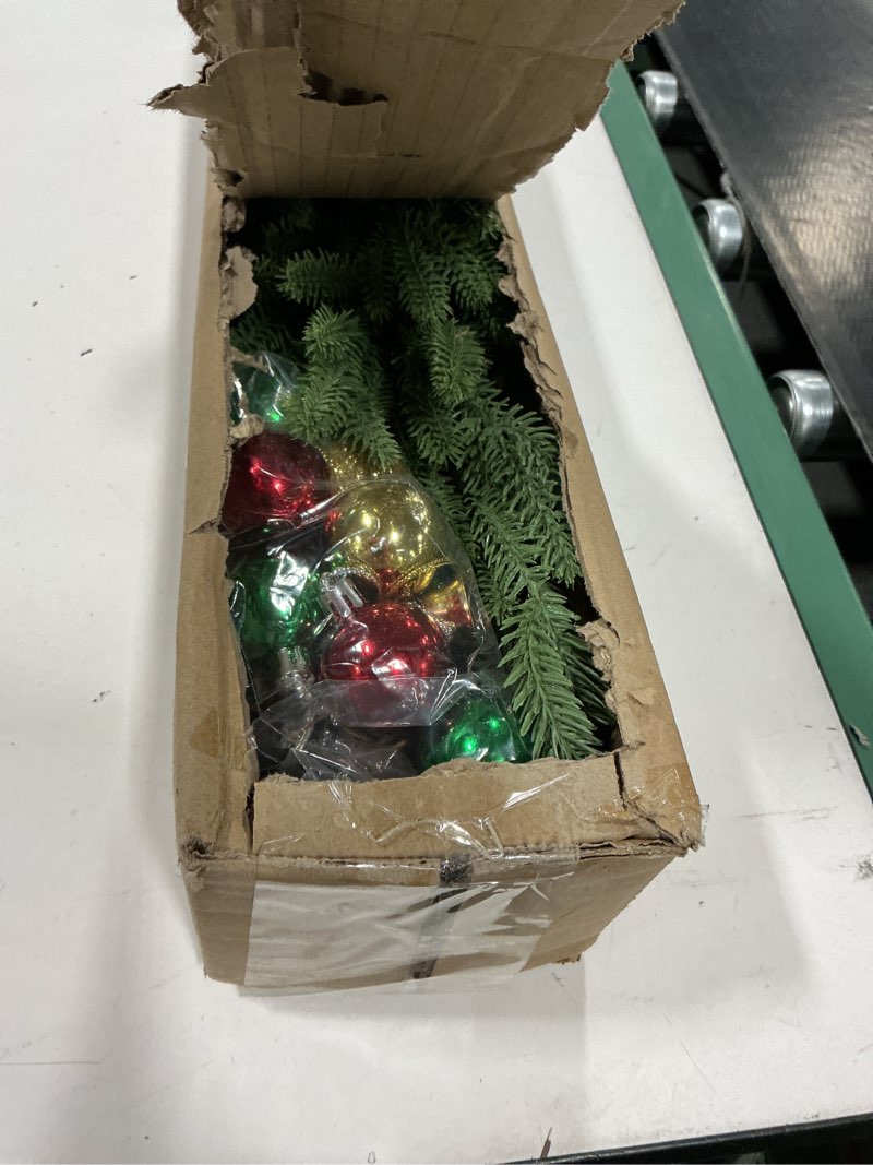 Condition photo showing Good Condition for 2FT Mini Christmas Tree,Tabletop Christmas Tree with 30 LED Lights - Timer & 26 DIY Ornaments,24 Inc