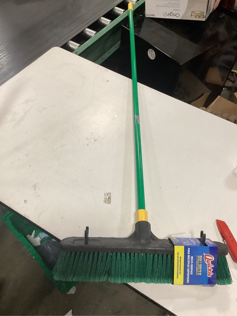 Condition photo showing As Is for bulldozer 2837106 bulldozer 528zqk 18-inch multi-surface pushbroom