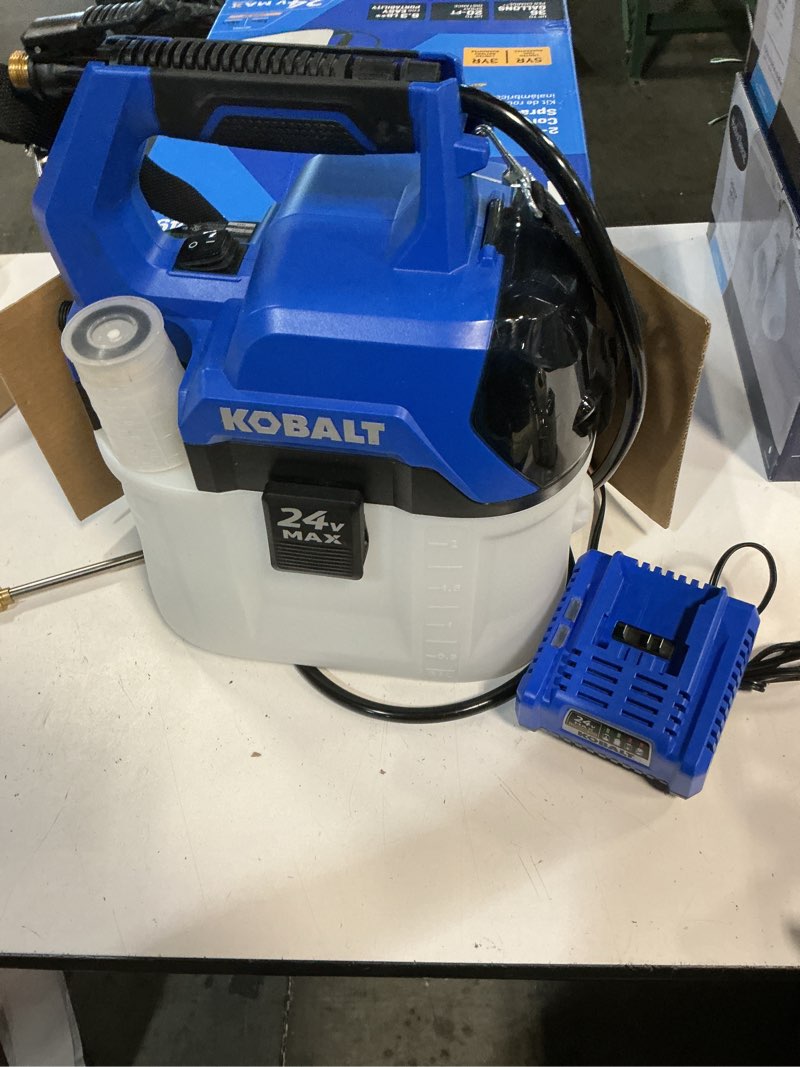 Condition photo showing Good Condition for kobalt 2.11-gallon plastic pump sprayer