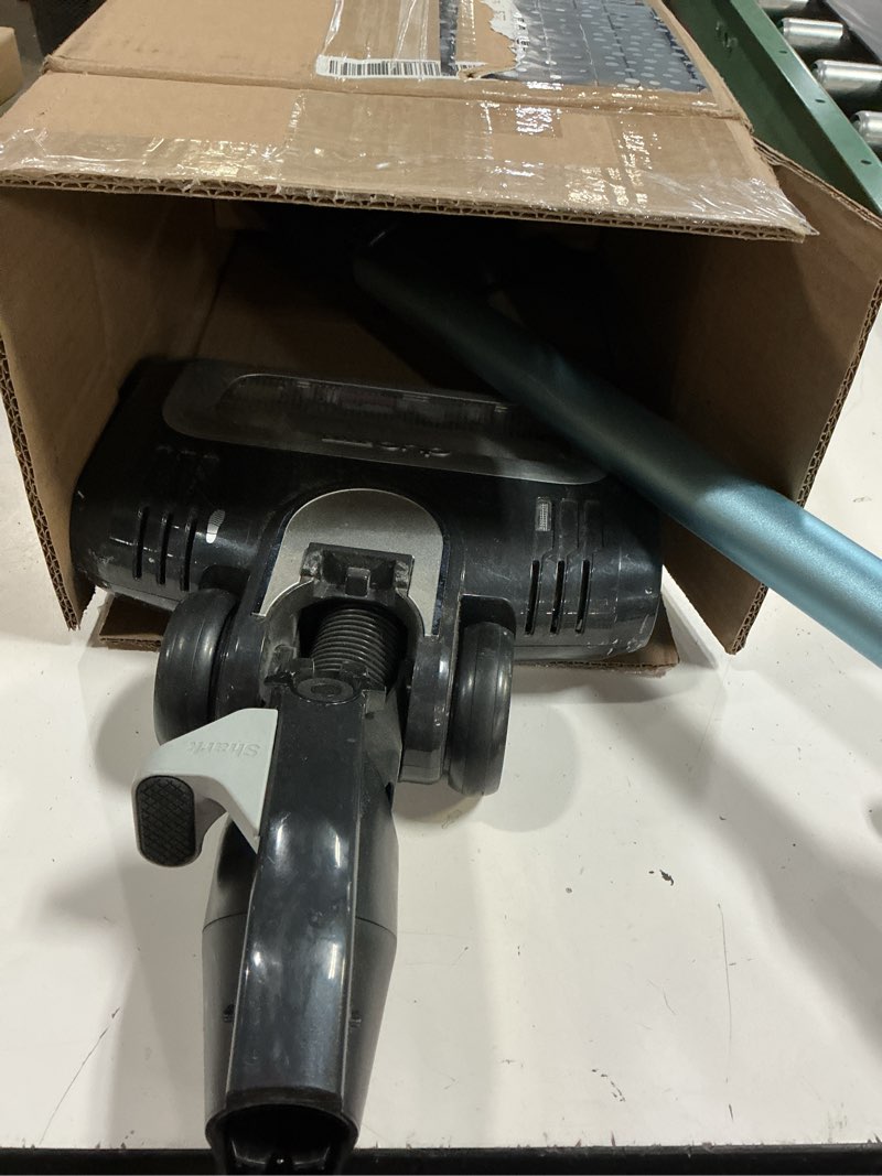 Condition photo showing As Is for shark uv580 corded stick vacuum performance ultralight duoclean with self-cleaning brushroll, removable handheld, blue (renewed)