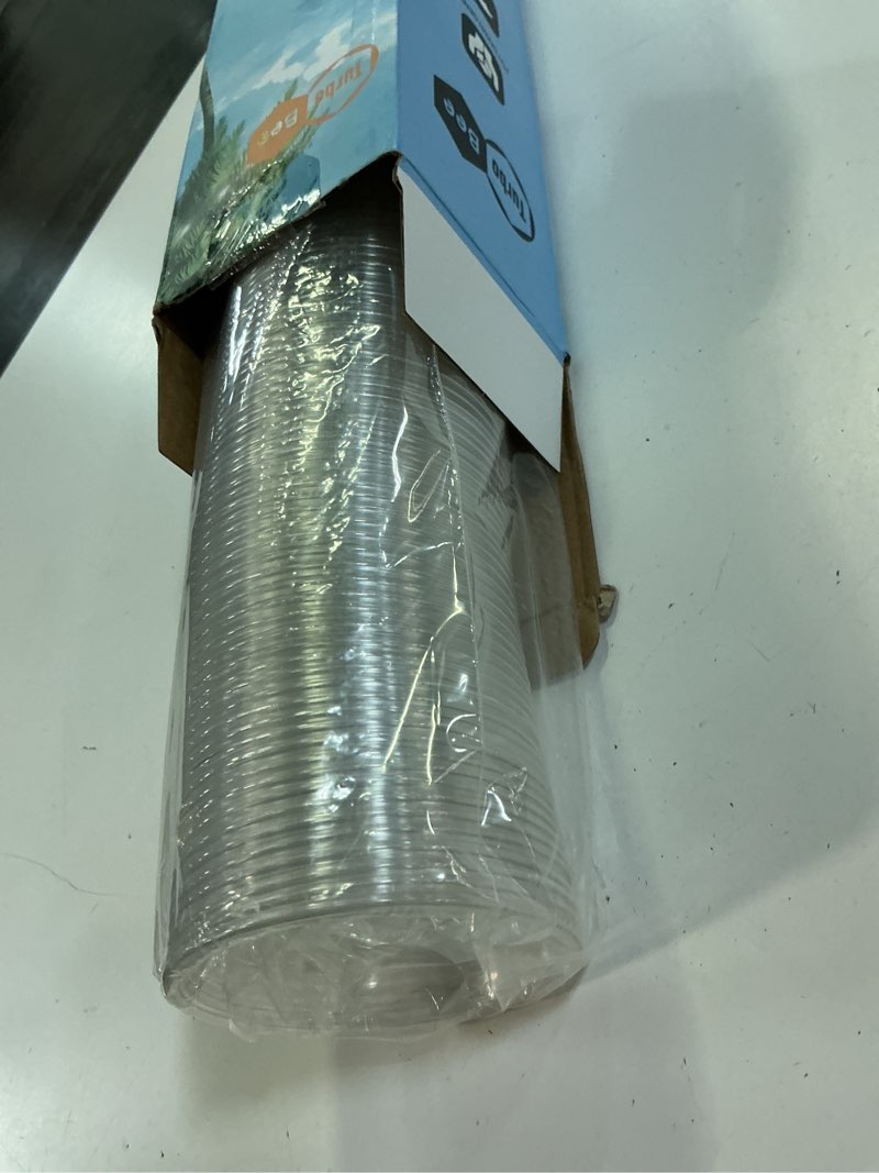 Condition photo showing Good Condition for turbo bee 100 pack 9oz clear plastic cups,disposable crystal drinking cups,pet plastic party cups for wine,juice,iced coffee and cold drinks 100 100pack-9oz