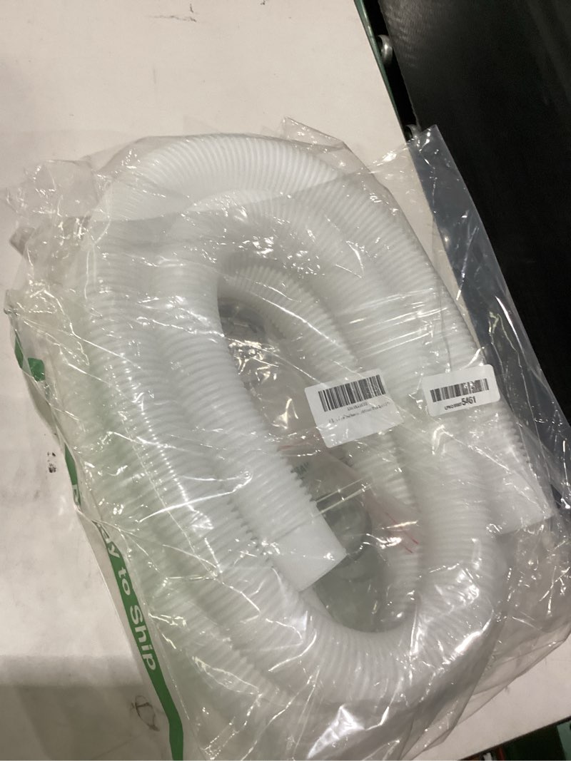 Condition photo showing Good Condition for 1.5" x 59" pool hoses for above ground pools – 2-pack pool pump replacement hose with 8 clamps, compatible with intex, coleman, summer waves pool pumps & filters (white 2pcs-1.5“)