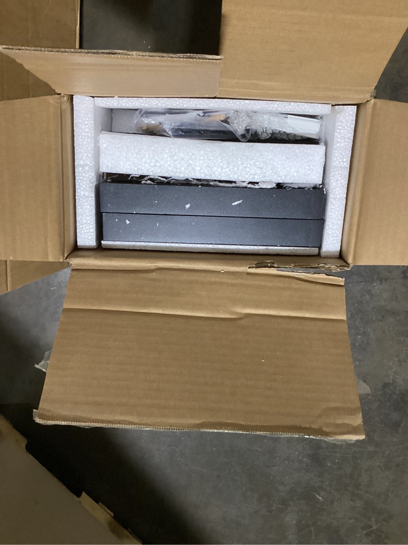 Condition photo showing Good Condition for Versatile 7 Tier Wall Shelf Unit,Black Lack Wall Shelf,Display Floating Shelf with LED Remote Control Light 7 Tier Black