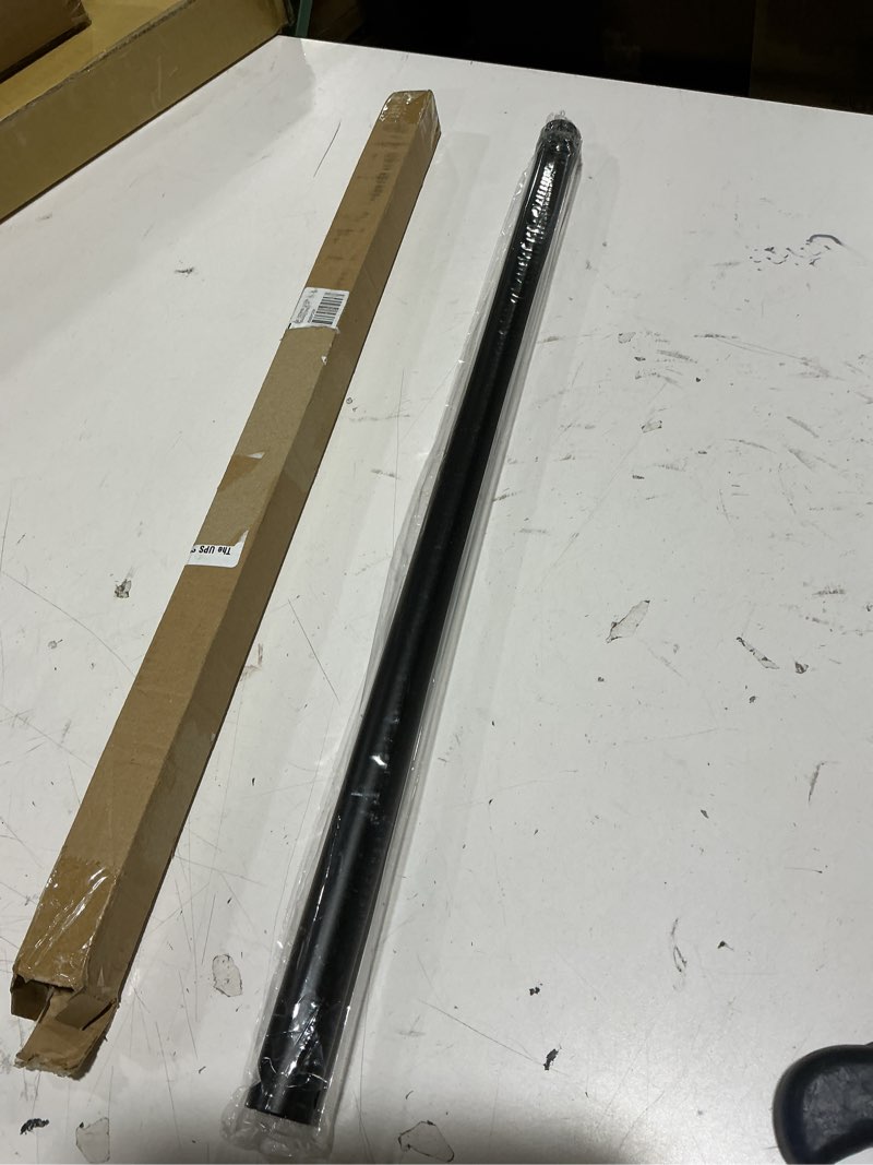 Condition photo showing New/Like New for haipeel 24 inch ceiling fan downrod accessories with extended cord, 2 ft black downrod for ceiling fan, 1 inch outside diameter for a wide range of fans not threaded (black) matte black 24 inch