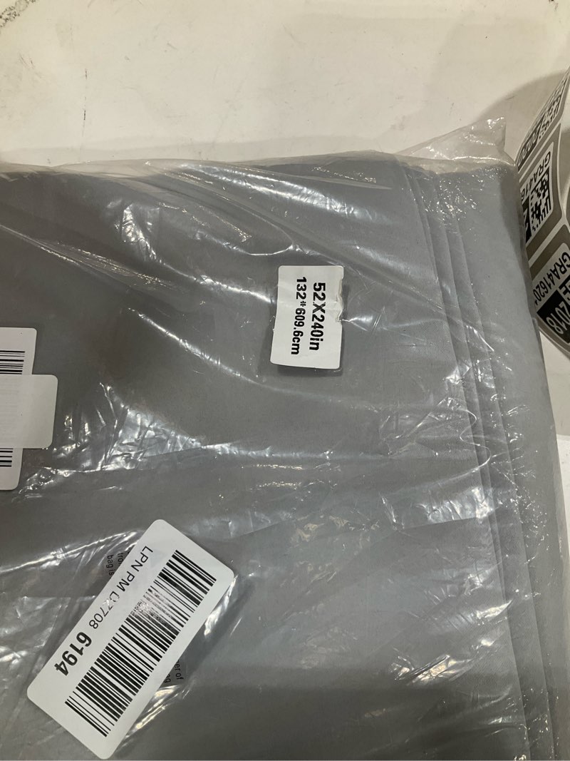 Condition photo showing Good Condition for phating extra long grommet blackout curtain, room darkening high ceiling window curtains for loft an
