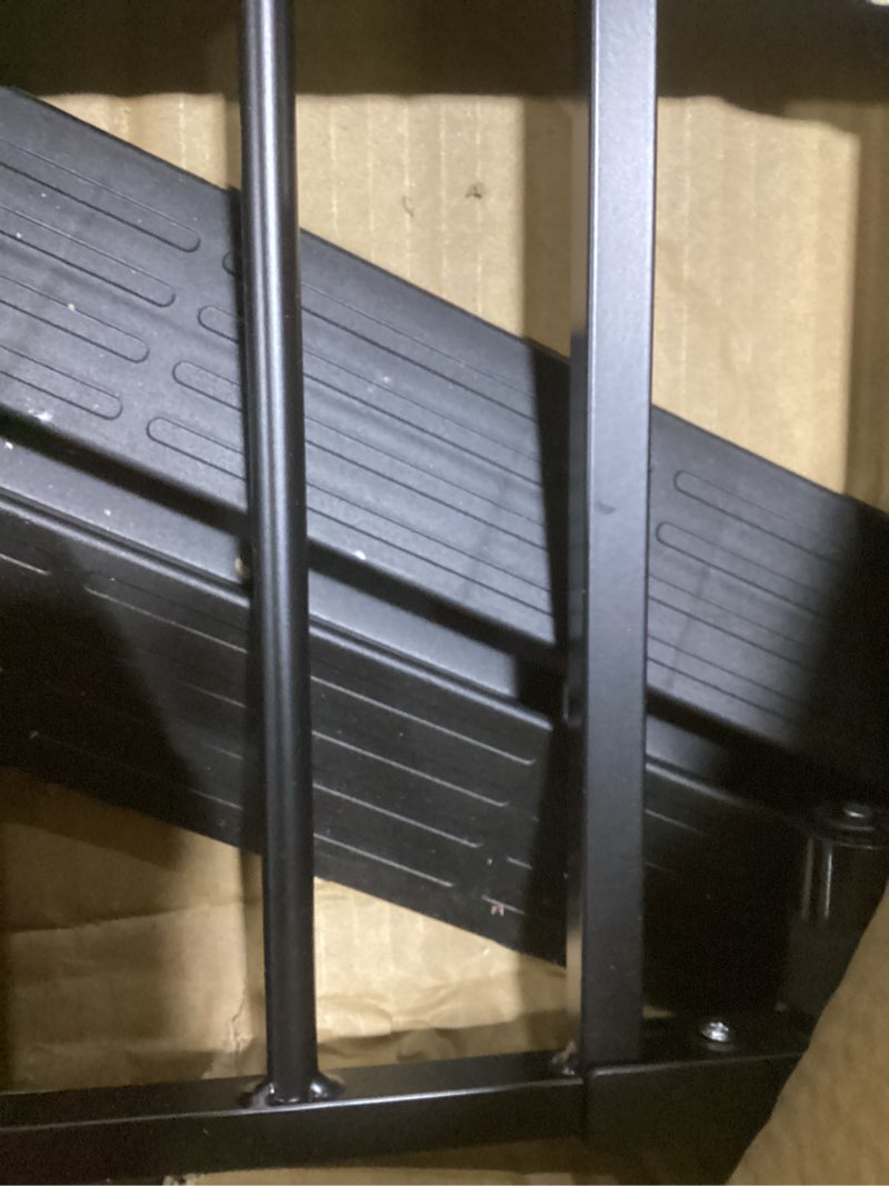 Condition photo showing Good Condition for mumeasy 36" high extra tall dog gate, 29.6"-40.5" wide pressure mounted tall baby gate for dog, auto close pet gate with door for stairs,doorways,house,black