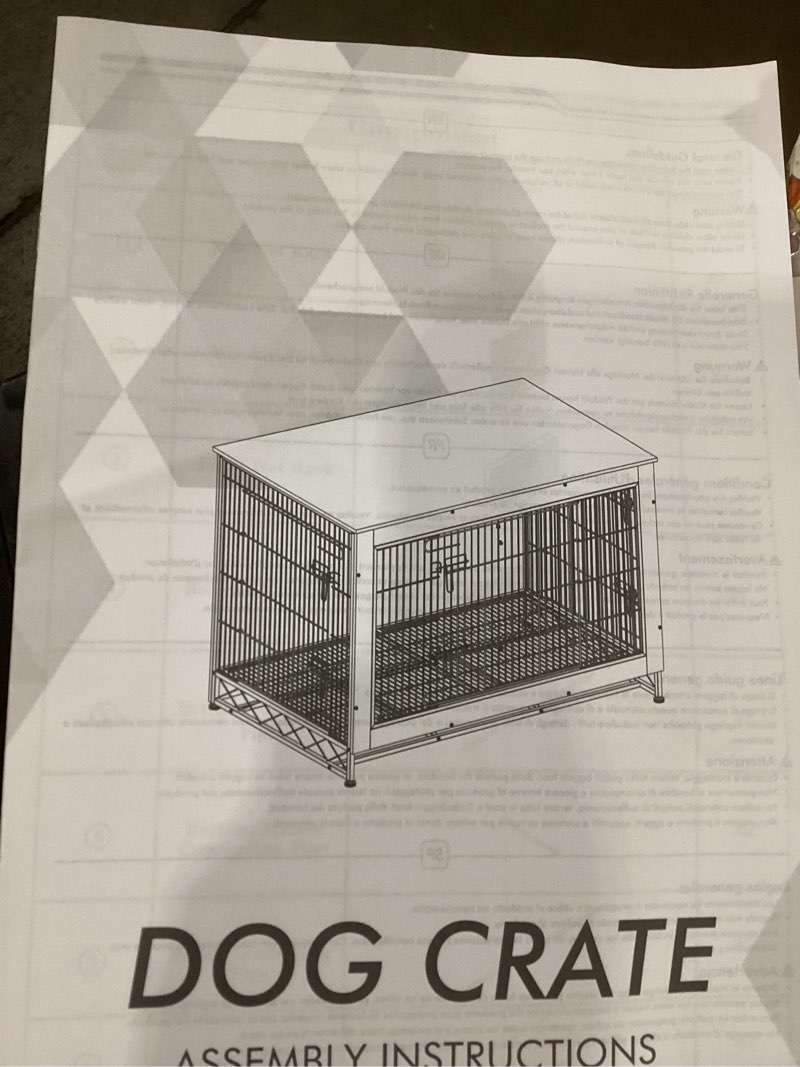 Dog crate (similar to stock photo)