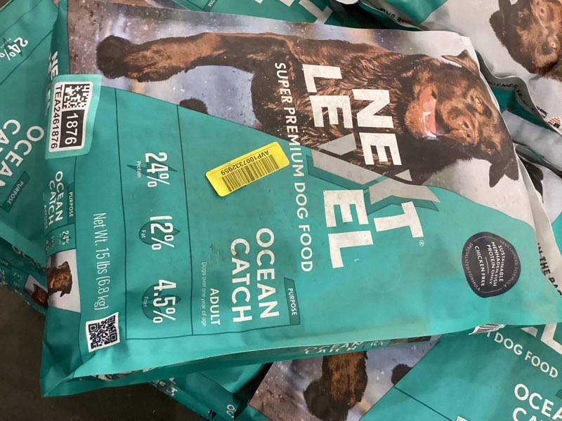 Next Level 111OC15 Ocean Fish Dog Food - 15 lbs ex. Date 3/04/2026