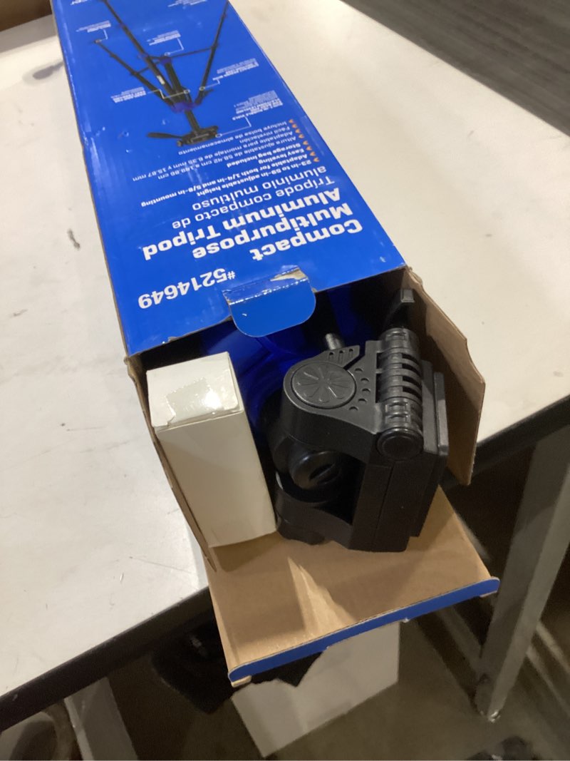 Condition photo showing Good Condition for Kobalt 23-in to 59-in Adjustable Aluminum Tripod with Detachable Mounting Base for Laser Levels. Incomplete 