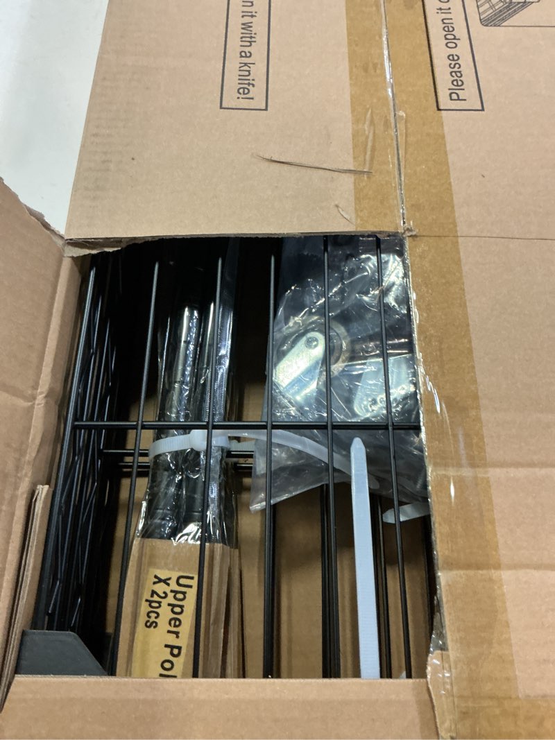 Condition photo showing New/Like New for FUTASSI P3 Rolling Clothes Rack, Clothing Racks for Hanging Clothes, Heavy Duty Garment Rack with Wheels, Freestanding Portable Closet Organizer 39.4''W x 14''D x 78.5''H, Max Load 464 LBS, Black Black P3