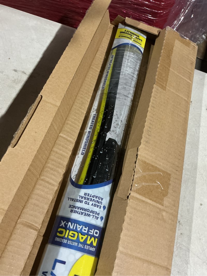 Condition photo showing Good Condition for Rain-X 810160 Latitude 2-In-1 Water Repellent Wiper Blades, 24" and 19" Windshield Wipers (Pack Of 2), Automotive Replacement Windshield Wiper Blades With Patented Rain-X Water Repellency Formula 24" and 19" Latitude