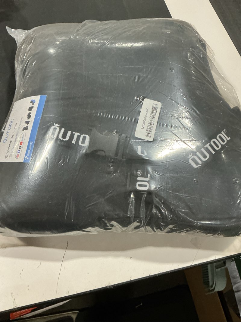 qutool lumbar support pillow for car, truck accessories travel essentials, memory foam back cushion for driving seat, back pain relief,washable cover, lower back support fits most cars(black) lumbar pillow for car/black