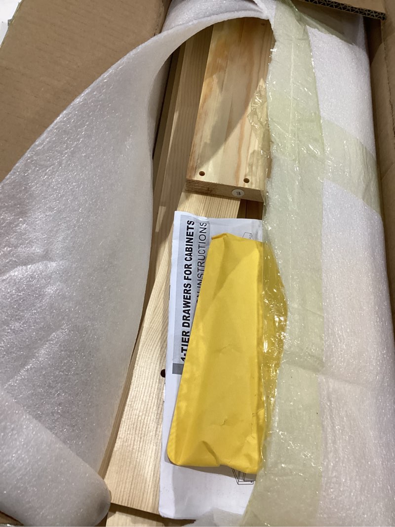 Condition photo showing Good Condition for pullout cabinet organizer, 11''w×21''d×3''h slide out shelves for kitchen cabinets, pull out drawers for kitchen cabinets, pantry, bathroom, & storage organization 11''w×21''d×3''h single layer