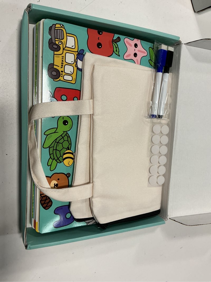 Condition photo showing New/Like New for benben busy book for toddlers, 30 pages, pre-assembled, preschool learning activities, montessori toys for ages 3 and up, autism sensory toys, kids educational activity book, birthday gift