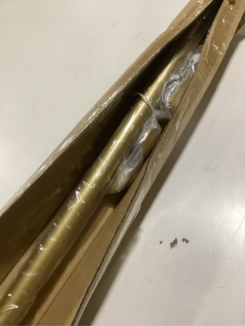 Meriville 1-Inch Diameter Dobson End Cap Single Window Treatment Curtain Rod, 28-Inch to 48-Inch, Ro