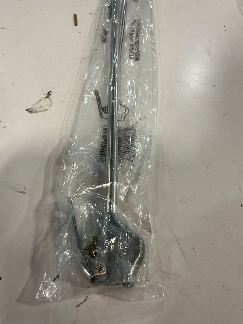 Condition photo showing New/Like New for high-pressure industrial air blow gun with 2' extension air flow nozzle, 1/4" npt, pneumatic blow gun lever-style grip, 158 (pack of 1)