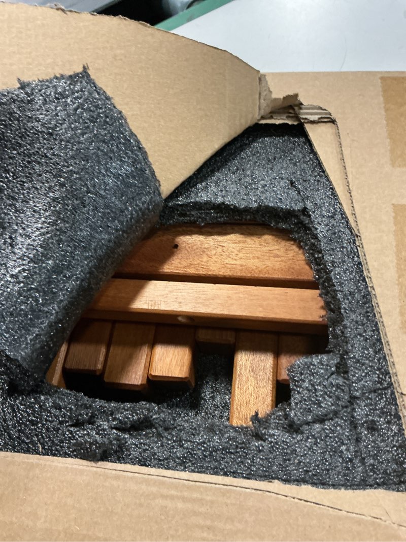 Condition photo showing Good Condition for Acsigesn Wooden Coat Rack Wall Mounted Sticks Multi Rack Solid Handmade Natural Cherry Wood Artwork with 6 Flip-Down Unique Modern Hooks for Coats Bag Hat Umbrella