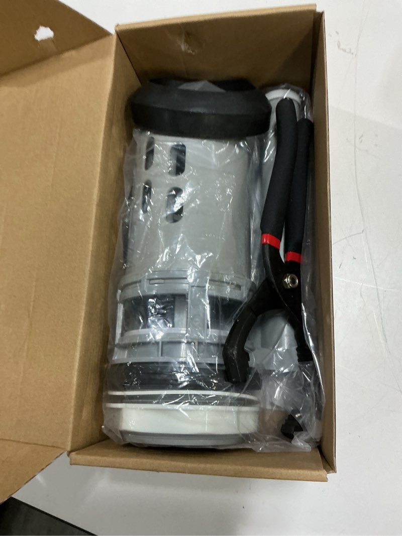 Condition photo showing Good Condition for 3-inch dual flush valve replacement for 2-piece toilets, includes metal tool & gasket, compatible with glacier bay, aquasource, water ridge and more