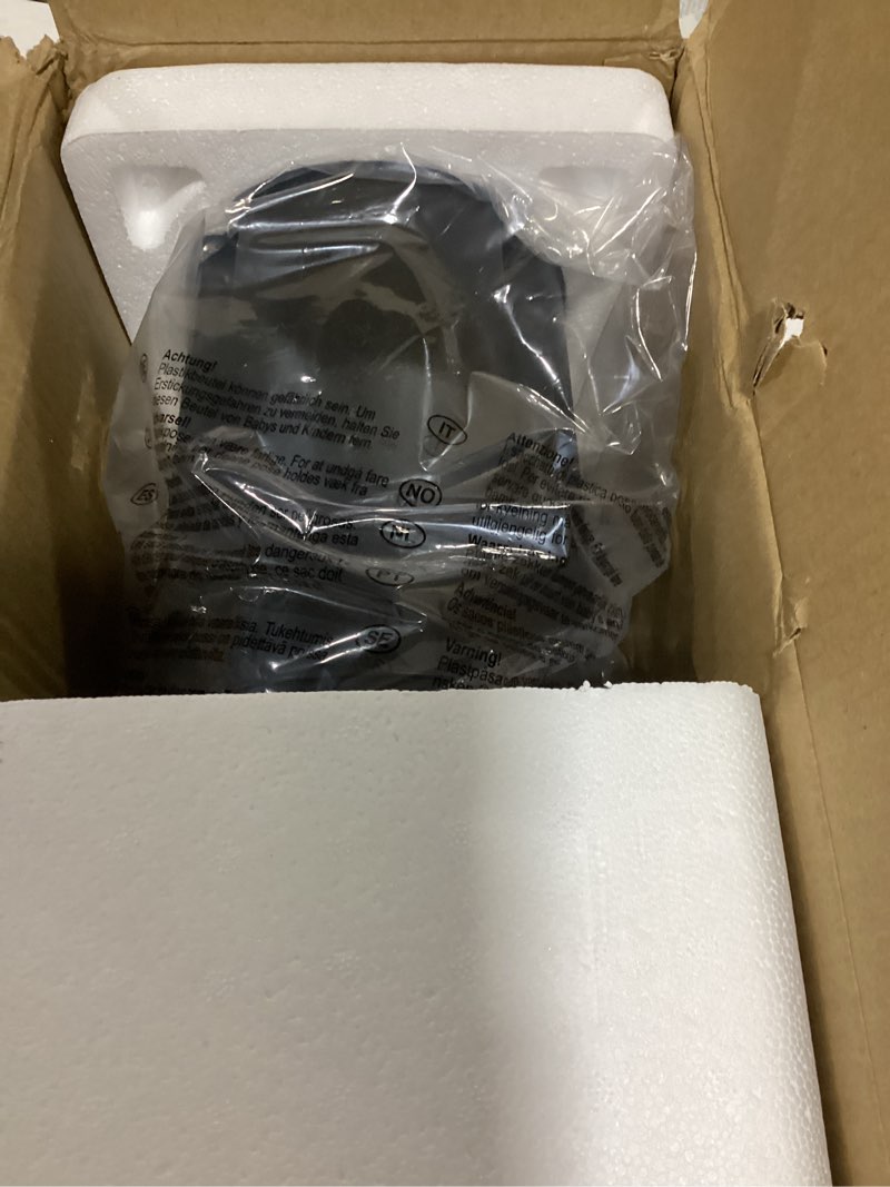 Condition photo showing As Is for QCen Juicer Machine, 500W Centrifugal Juicer Extractor with Wide Mouth 3” Feed Chute for Fruit Vegetable, Easy to Clean, Stainless Steel, BPA-free (Black) 500W Black