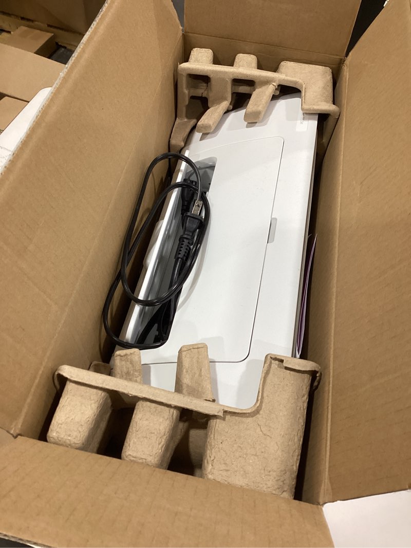 Condition photo showing As Is for HP DeskJet 2855e Wireless All-in-One Color Inkjet Printer, Scanner, Copier, Best-for-home, 3 months of Instant Ink included, Single-band Wi-Fi connectivity (588S5A)