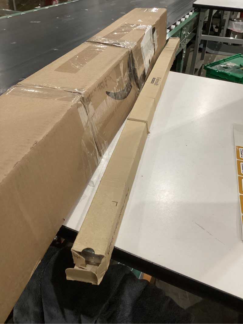 Condition photo showing Good Condition for Foiresoft No Tools Pleated Fabric Shades, Temporary Window Blinds, No Drilling Self Adhesive Blinds, Easy to Cut and Install, Trim at Home, Cordless Duo Tone Blackout Rich_Black, 48in X 72in, 1Pack 48"W x 72"H 1pack-double Blackout-rich_black