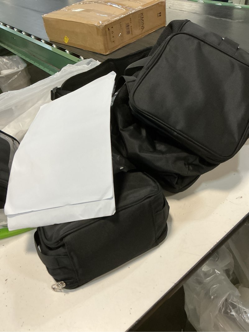 Condition photo showing Good Condition for hairstylist traveling bag, large capacity barber travel backpack, hairdresser bag with adjustable dividers, hair tools travel case, professional cosmetology bags for supplies, hai
