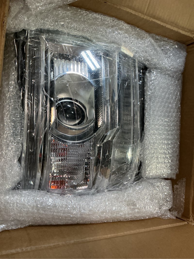 Condition photo showing New/Like New for headlight clear lens led daytime running lamps for gmc sierra 1500 2500hd 3500 hd 2014-2018