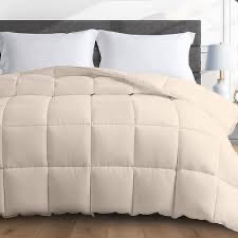 homesmart weighted comforter king size, 30lbs, 3x more fluffy than a weighted blanket, soft breathab