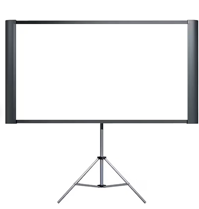 Epson Duet Ultra Portable 80" Portable Manual Tripod Projector Screen, Black (ELPSC80)