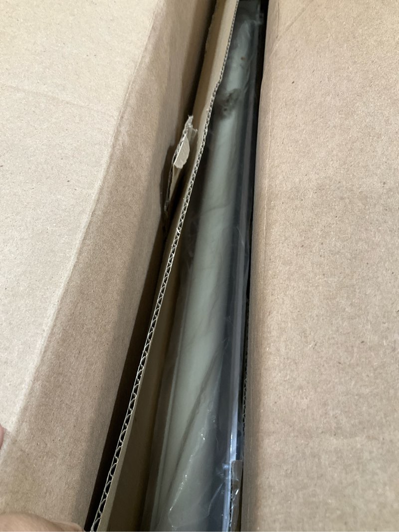 Condition photo showing Good Condition for cordless rv blind, blackout window curtain pleated shade for rv, camper and motorhome window, fit for 30" w x 20" h rough opening rv window, grayish white