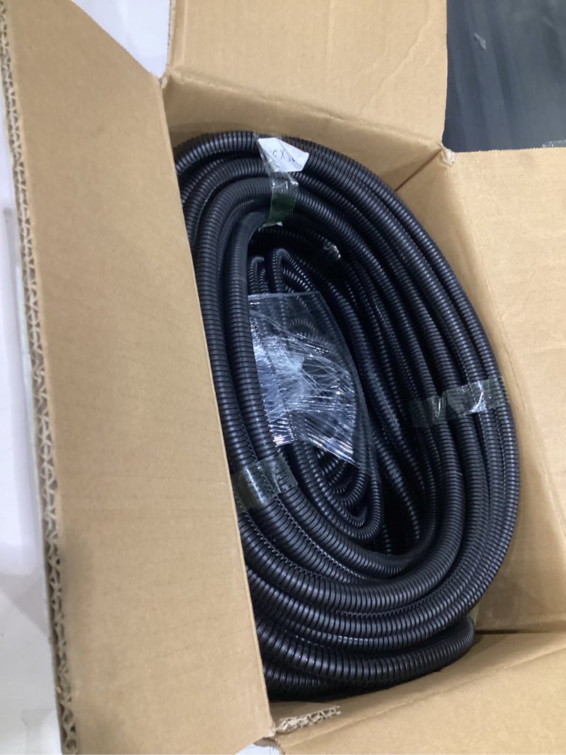 Condition photo showing Good Condition for automotive wire loom flame retardant split wire loom tubing assortment wiring loom kit plastic cover electrical covering conduit protective wire wrap cable sleeves black 1/4", 1/2", 3/8" x 30 ft 1/4, 1/2, 3/8 inch-30ft