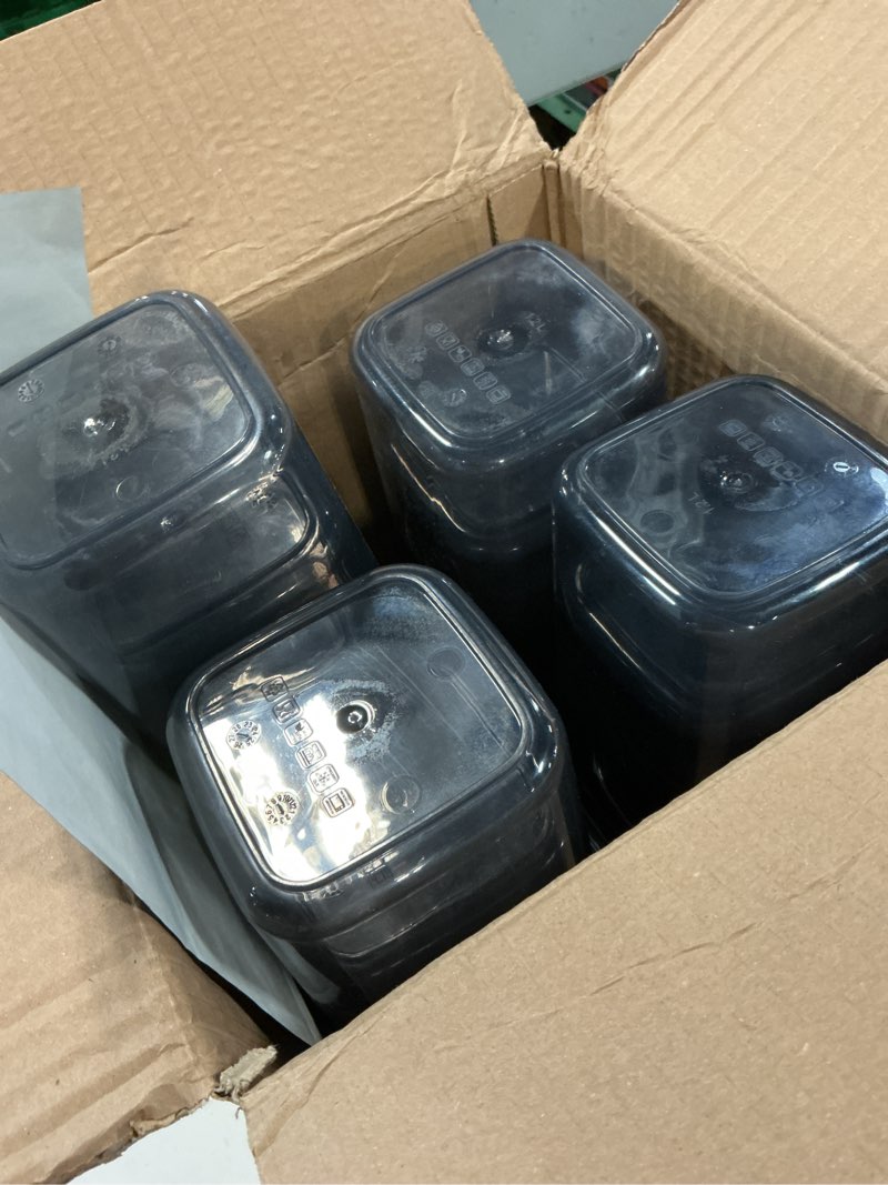 Condition photo showing Good Condition for 12-piece 40 oz bpa-free airtight food - food storage containers with lids, flour, pantry storage includes 20 reusable washable labels, kitchen organizer