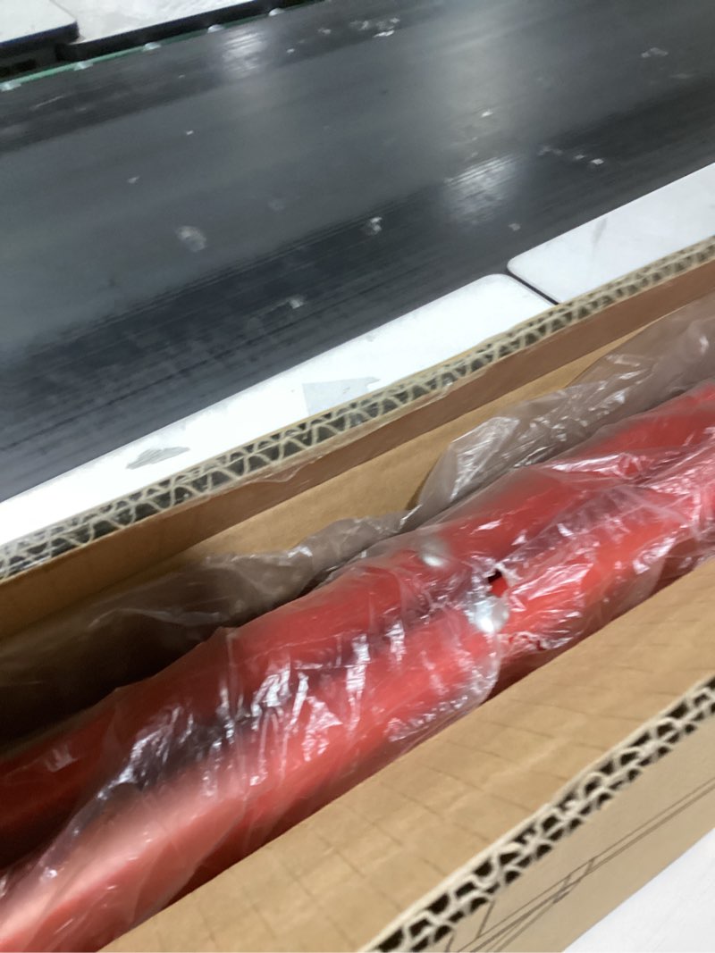 Condition photo showing New/Like New for 3 Step Ladder, DIAMONDFORGE Foldable Step Stool with Wide Non-Slip Pedal, Non-Slip Feet and Hand Grip, Durable Steel Build, Steel Step Ladder for Home Use, Red White Crimson Red 3 Step