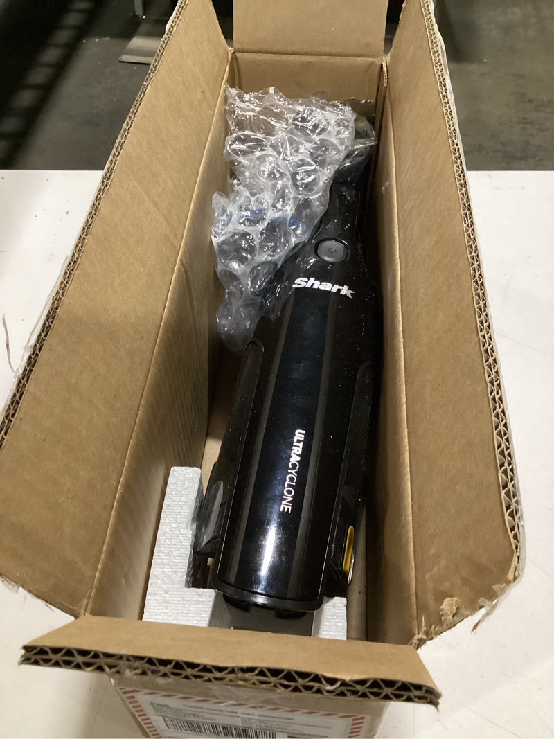 Condition photo showing As Is for Shark CH951 UltraCyclone Pet Pro Plus Cordless Handheld Vacuum, with XL Dust Cup, in Black (Renewed)