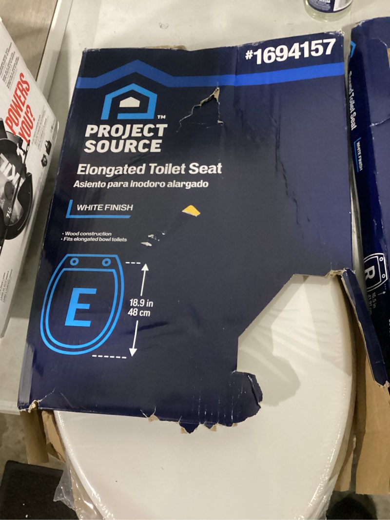 Condition photo showing As Is for assortment of toliet seats